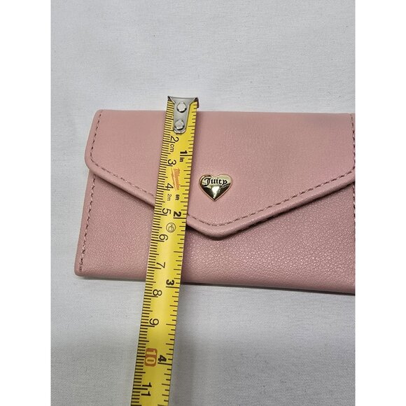 Juicy Couture Mini Clip On Coin Pouch Keychain- Pink - Picture 7 of 8